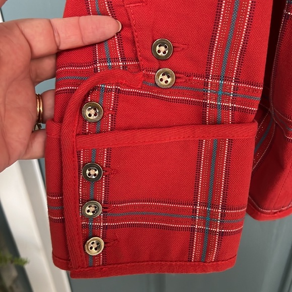Marc by Marc Jacobs Red Plaid Jacket - Picture 3 of 15